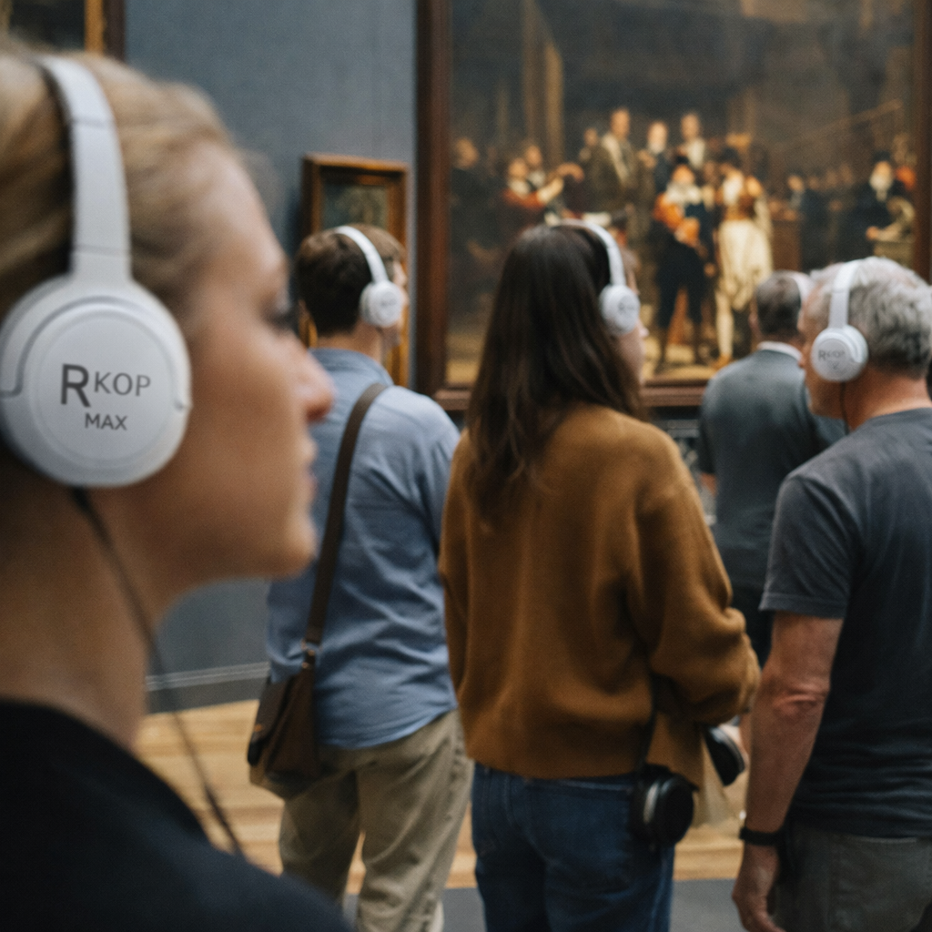Casques audio pour musées